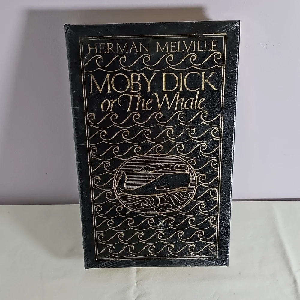 Moby Dick or The Whale By Herman Melville Black and Gold Hard Cover New Sealed.